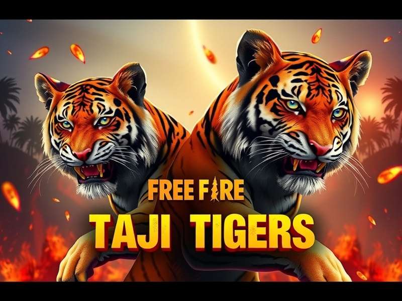 Free Fire Taj Tigers Game Banner